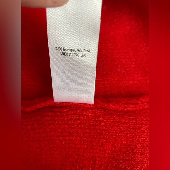 Max Studio Women Wool Red Cardigan Size 1XL - Picture 14 of 14